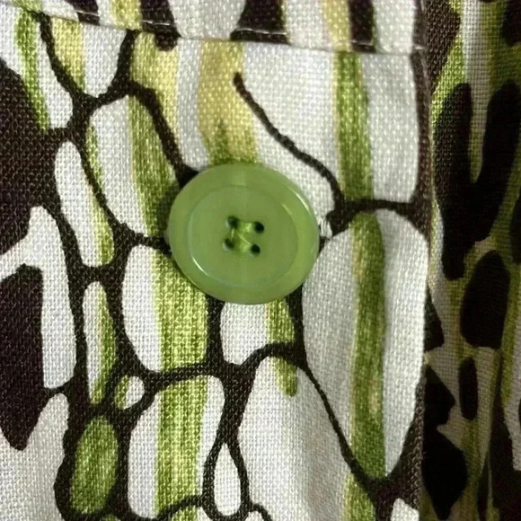 Vintage Bob Mackie Linen Studio Jacket in fabulous Print Size  12 - Picture 9 of 10